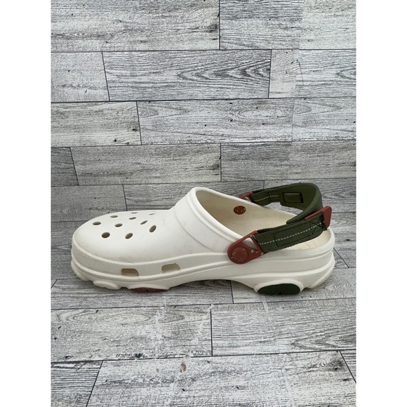 Crocs Classic All-Terrain Clogs Men‎ 10 Women 12 Off White Olive Green Burgundy main image 11